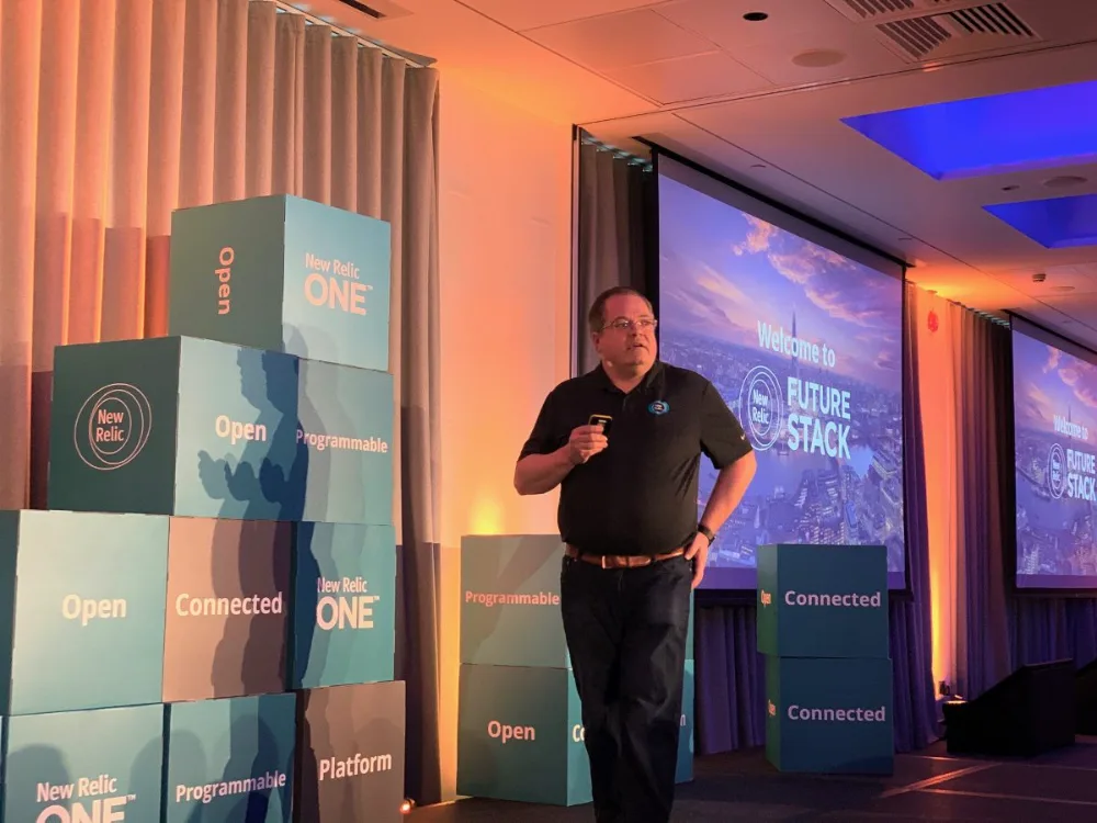 Ken Gavranovic keynoting New Relic FutureStack