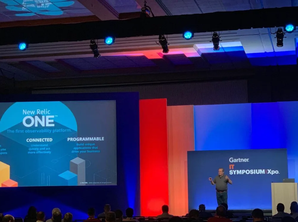 Ken Gavranovic presenting at the Gartner IT Symposium